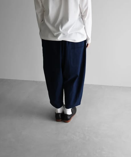 HUIS |やわらかシーチングコットンバルーンパンツ（ダークネイビー）【ユニセックス】506