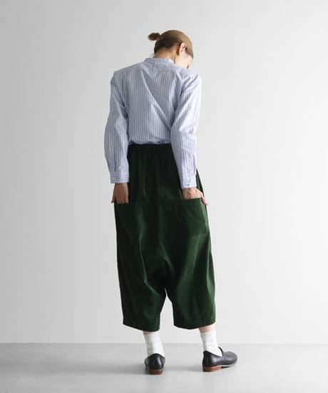 HUIS | みじんコールサルエルバルーンパンツ（エバーグリーン）【ユニセックス】511
