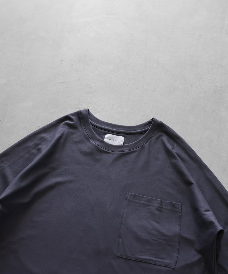 HUIS |［HUIS in house］SUVIN COTTONシームレスビッグTシャツ（ダ