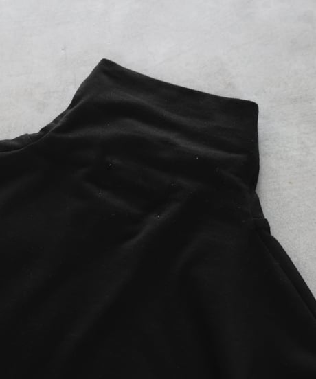 HUIS |［HUIS in house］SUVIN COTTON長袖タートルネックカットソー（ブラック）【ユニセックス】CS203