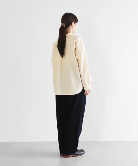 HUIS | 極細畝コーデュロイワイドパンツ（極細畝・ダークネイビー）【ユニセックス】504