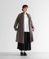 HUIS | ウォッシャブルウールショートカーディガン（ダークレッド