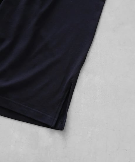 HUIS |［HUIS in house］SUVIN COTTONペチスカート（ダークネイビー）【レディス】U401