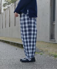 絲佳 | 藍染 二重弁慶パンツ