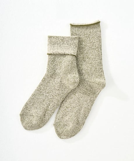 くらしきぬ | シルク&ウール パイル先丸靴下　M(22~25cm)