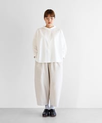 HUIS |オールドレピア天日干しラミーリネンバルーンパンツ（エクリュ）【ユニセックス】506