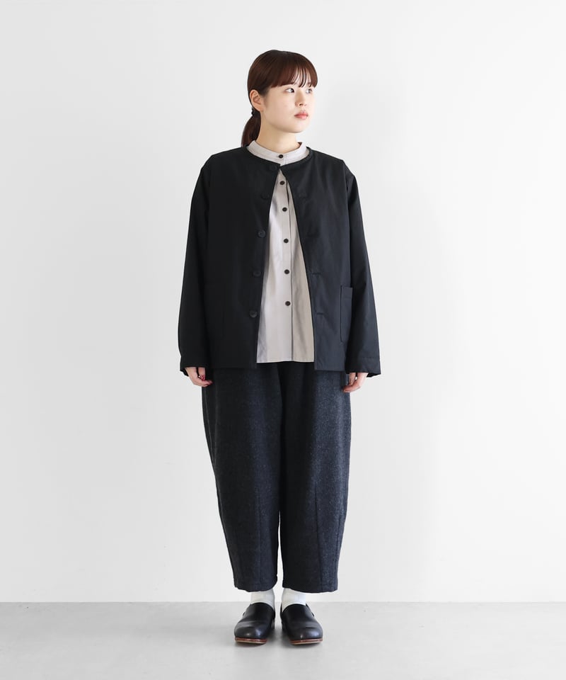 HUIS |ダウンプルーフコットンsunstate中綿ジャケット（ブラック