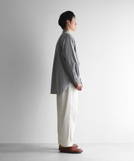 HUIS | シャトルコーデュロイイージーワークパンツ（細畝・オフホワイト）【ユニセックス】507