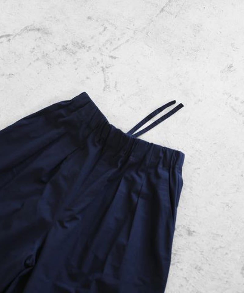 HUIS |やわらかコットンスカートパンツ（ダークネイビー）【レディス  