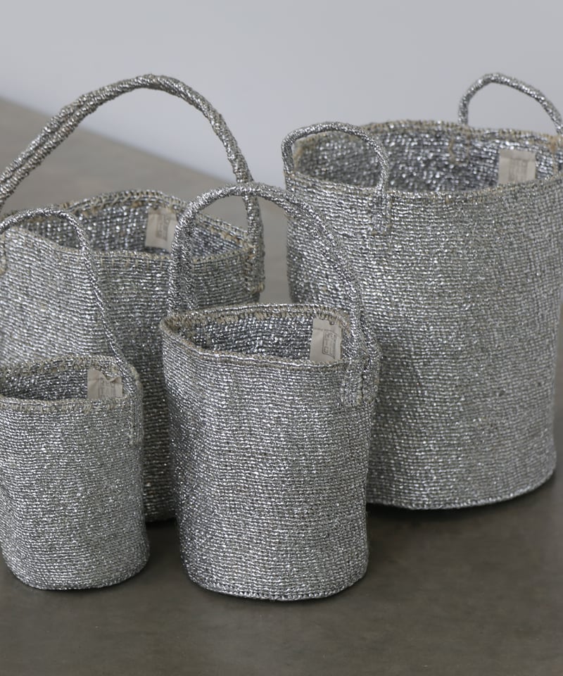 RECTANGLE | シルバーバスケット | 絲佳 online store