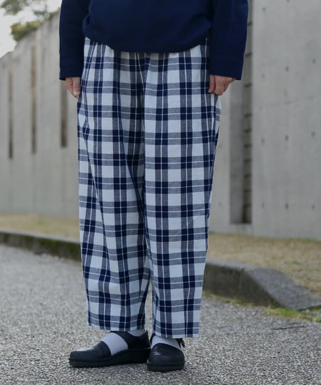 絲佳 | 藍染 二重弁慶パンツ