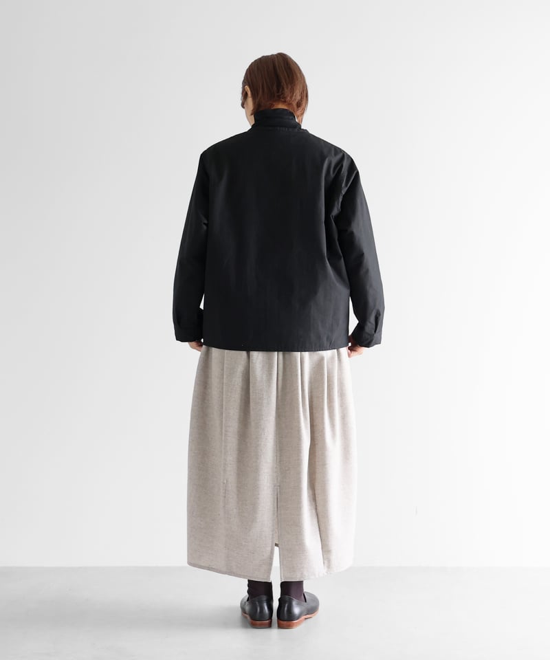 HUIS |ダウンプルーフコットンsunstate中綿ジャケット（ブラック