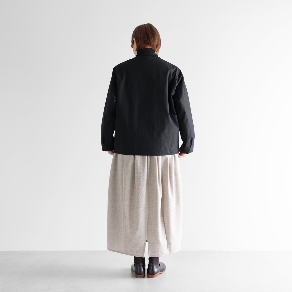 HUIS ダウンプルーフコットン　sunstate 中綿ジャケット HUIS |ダウンプルーフコットンsunstate中綿ジャケット（ブラック