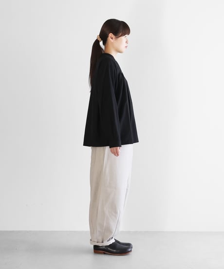 HUIS | 厚手モールスキンバルーンパンツロング（グレー）【ユニセックス】506L