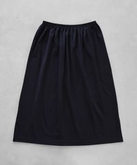 HUIS |［HUIS in house］SUVIN COTTONペチスカート（ダークネイビー）【レディス】U401