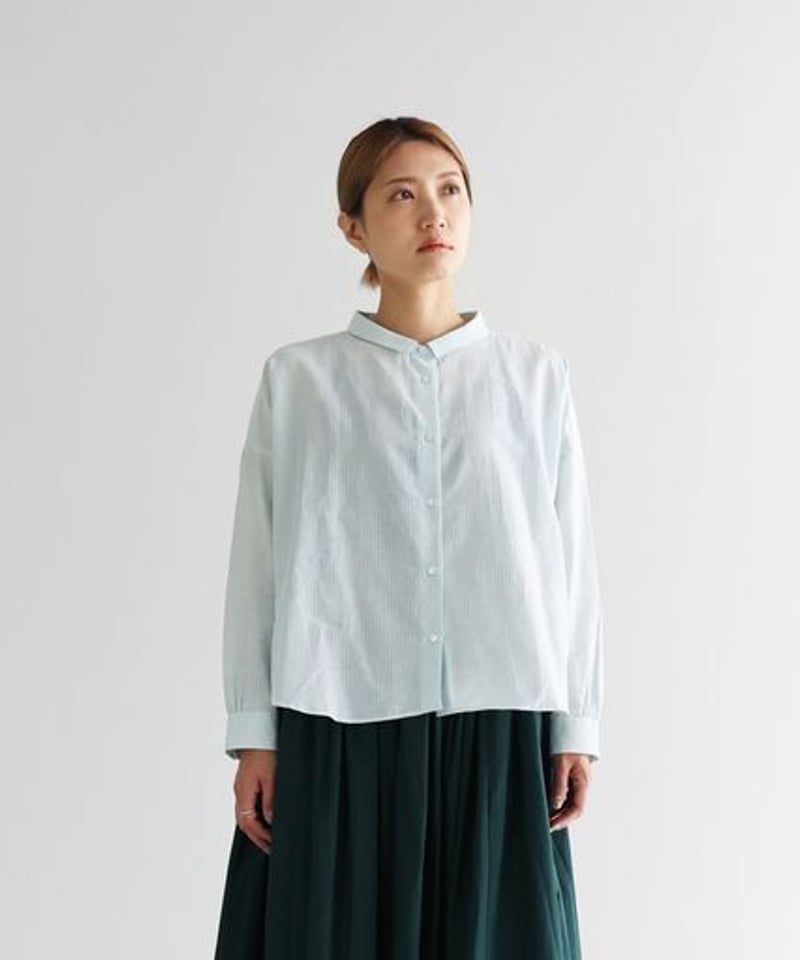 HUIS | ボタニカルコードレーンワイドブラウス（クチナシ）【レディス