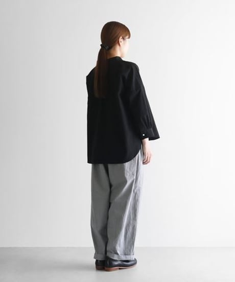 HUIS | やわらかシーチングコットンバルーンパンツロング（ライトグレー）【ユニセックス】506L