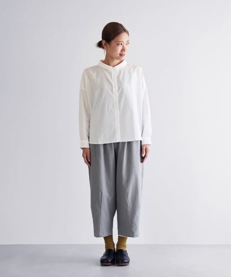 HUIS | やわらかシーチングコットンバルーンパンツ（ライトグレー）【ユニセックス】506