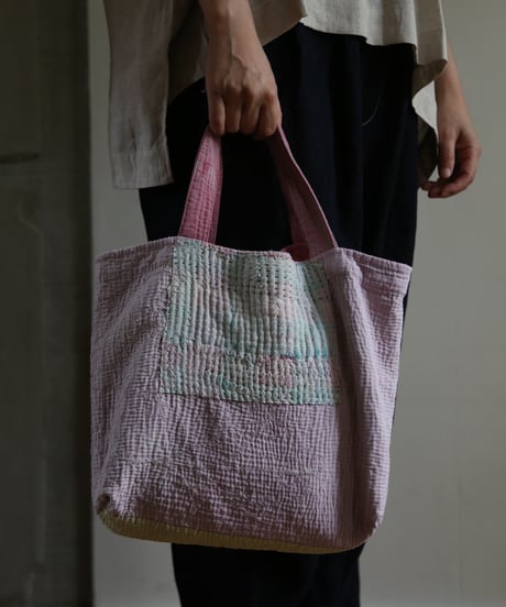 miiThaaii | インド刺し子刺繍“カンタ” トート C