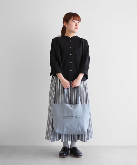 HUIS |“山口一郎×HUIS”限定トートバッグ【shuttle シャトル】（ブルーグレー）YHS001