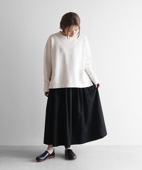 HUIS | ［HUIS in house］SUVINスウェットゆるプルオーバー（ホワイトグレー）【ユニセックス】SW201
