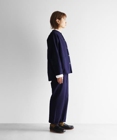 HUIS |スヴィンオックスフォードイージーワークパンツ（フレンチネイビー）【ユニセックス】507