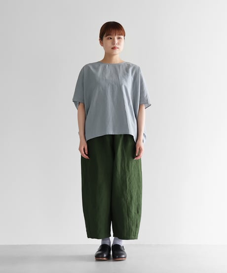 HUIS |バンブーリネンバルーンパンツ（エバーグリーン）【ユニセックス】506