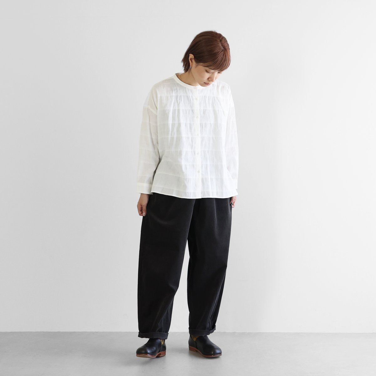 HUIS遠州織物シャトルコーディロイ サルエルバールンパンツ シャトルコーデュロイバルーンパンツ【ユニセックス】506をリリース