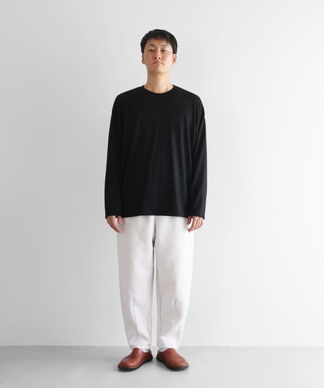 HUIS | ［HUIS in house］SUVIN “裏ボア”スウェットバルーンパンツロング（ホワイトグレー）【ユニセックス】SW506L