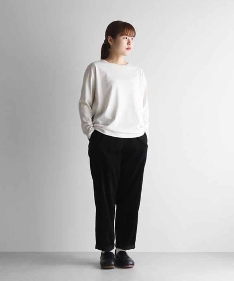 超希少◆ハウスHUIS ◆みじんコールイージーワークパンツ507◆ブラック HUIS | みじんコールイージーワークパンツ（ブラック）【ユニセックス