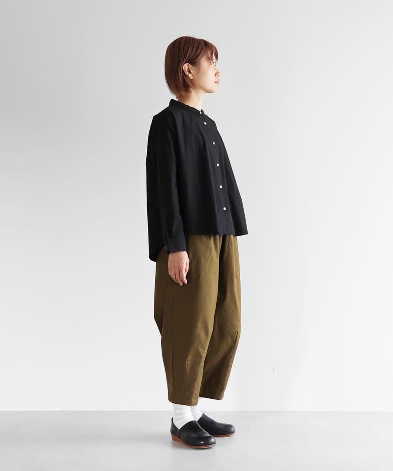 HUIS | パラシュートクロスバルーンパンツ(ダークオリーブ HUIS | パラシュートクロスバルーンパンツ(ダークオリーブ