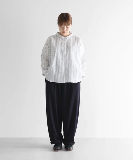 HUIS | ［HUIS in house］SUVIN COTTONバルーンパンツロング（ダークネイビー）【ユニセックス】CS506L