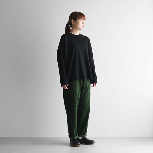 HUIS | みじんコールイージーワークパンツ（エバーグリーン）【ユニ