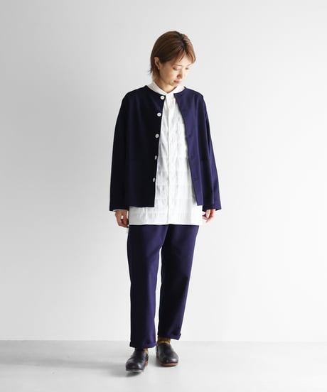 HUIS |スヴィンオックスフォードイージーワークパンツ（フレンチネイビー）【ユニセックス】507