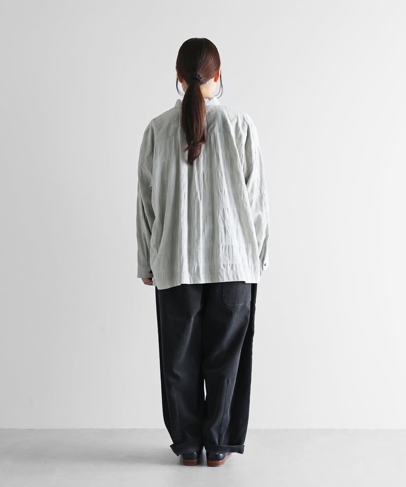 HUIS | シャトルコーデュロイバルーンパンツロング（細畝