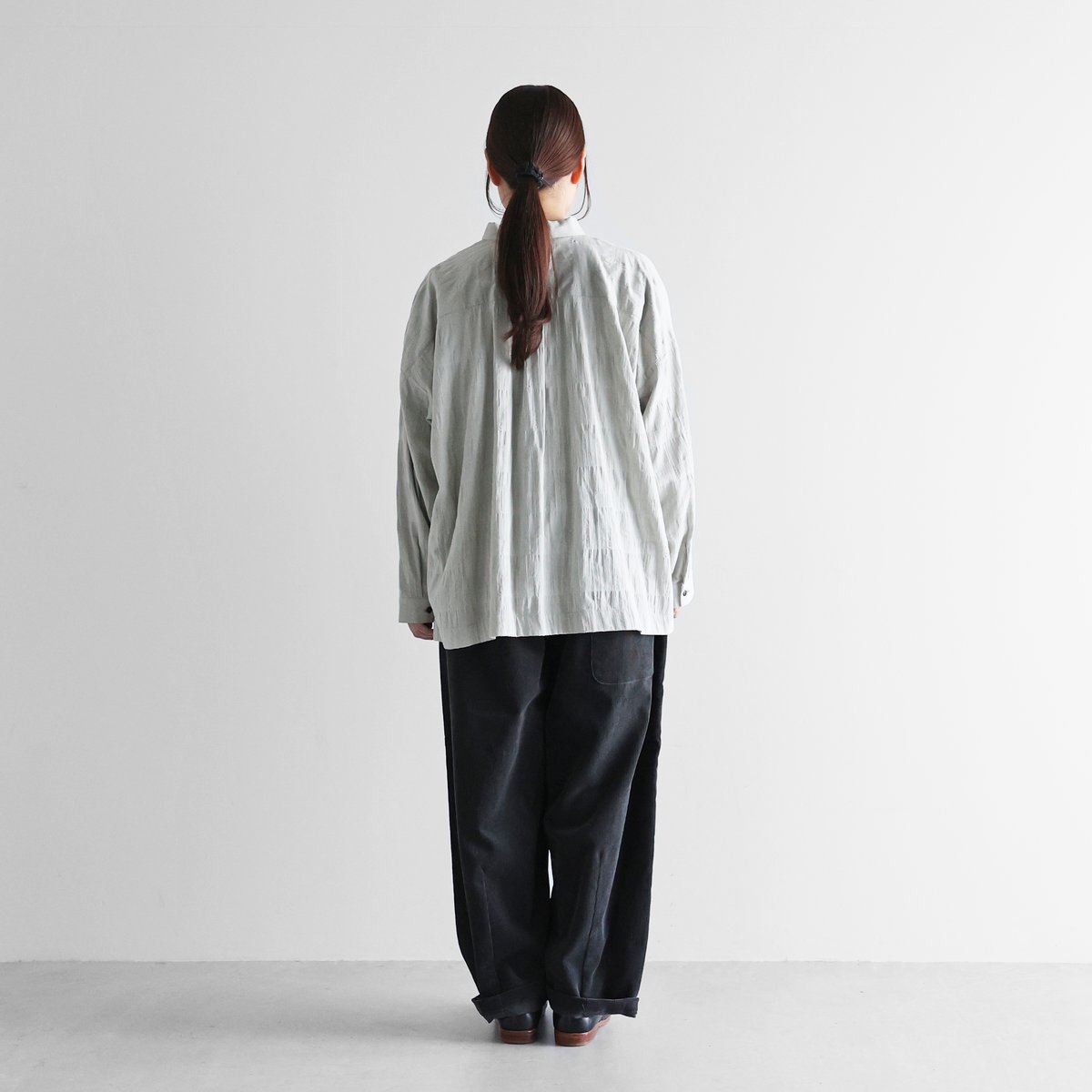 HUIS | シャトルコーデュロイバルーンパンツロング（細畝