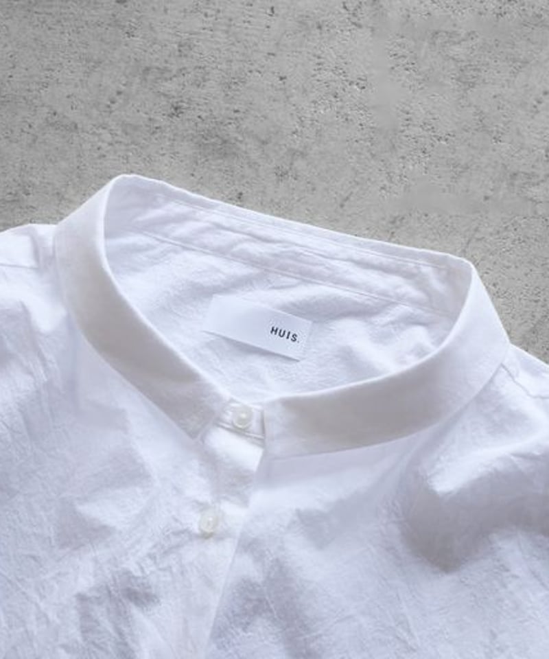 【HUIS.】U102　コードレーンワイドブラウス コードレーンワイドブラウス（白）【レディス】U102 | HUIS
