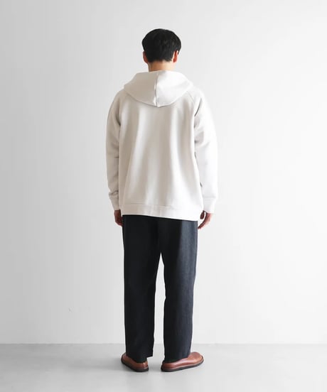 HUIS | ［HUIS in house］SUVINスウェットジップパーカーL（ホワイトグレー）【ユニセックス】SW701L