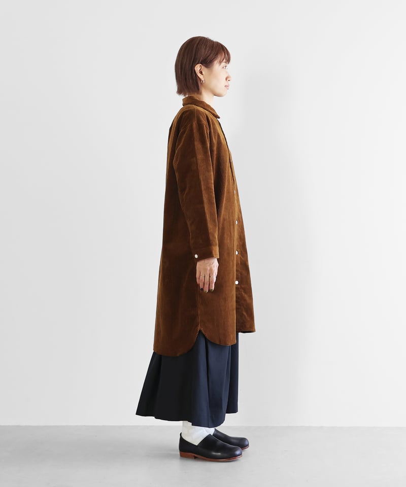 新品 ハウスHUIS. コーデュロイ ロングスカート ブラウン 新品 ハウスHUIS. コーデュロイ ロングスカート ブラウン