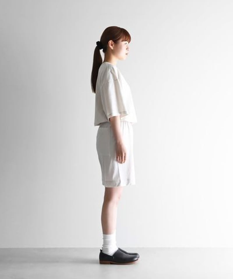 HUIS×yohaku | ペチパンツ兼ハーフパンツ（グレージュ）【ユニ