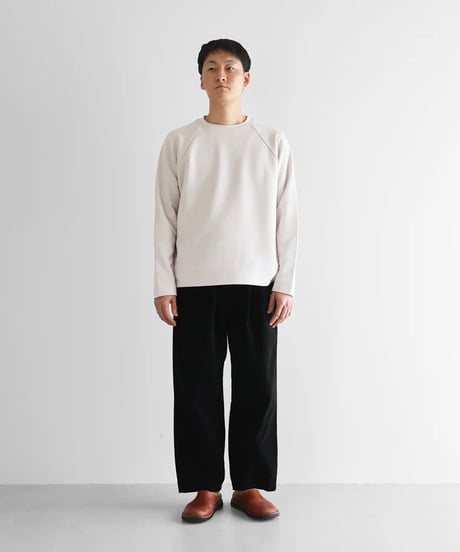 HUIS | ［HUIS in house］SUVINプレーンプルオーバー（ホワイトグレー）【ユニセックス】SW204
