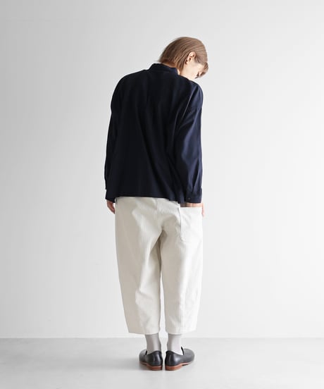 HUIS | シャトルコーデュロイバルーンパンツ（極太畝・オフホワイト）【ユニセックス】 506
