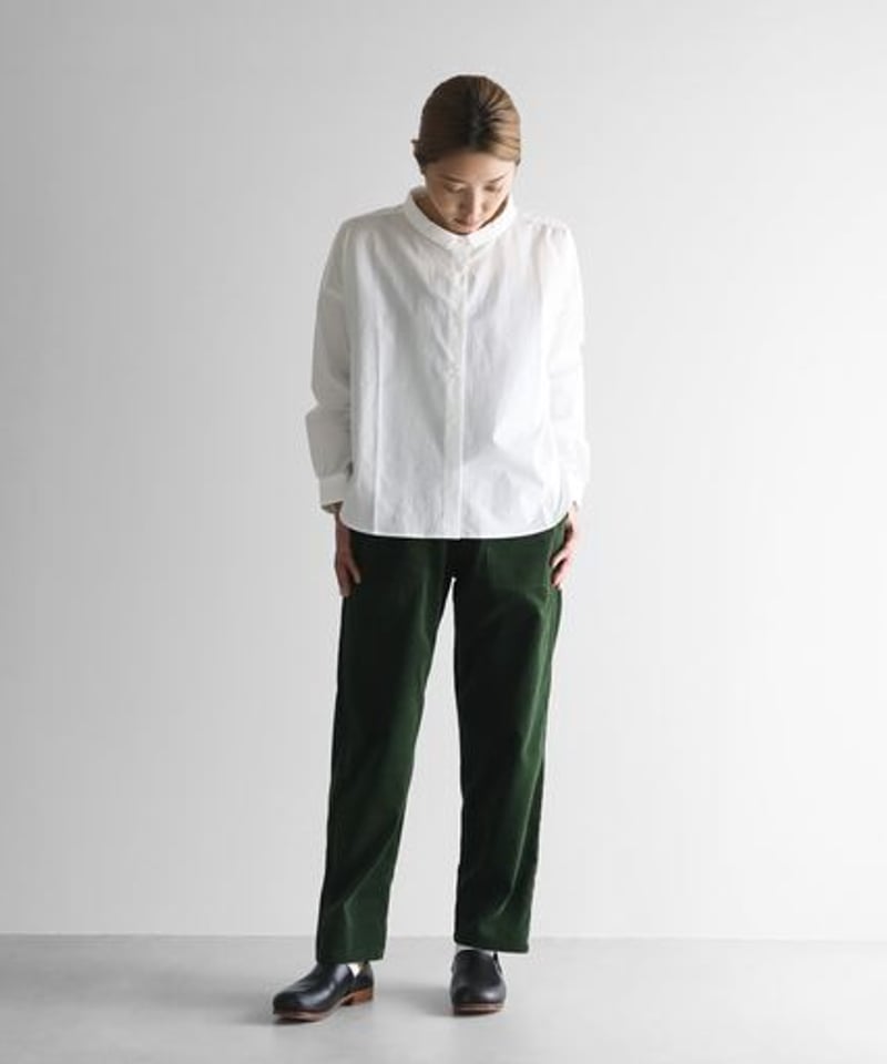 HUIS | みじんコールイージーワークパンツ（エバーグリーン）【ユニ