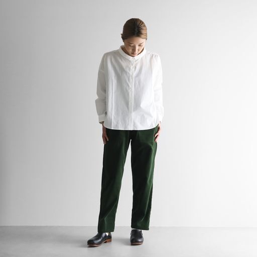 HUIS | みじんコールイージーワークパンツ（エバーグリーン）【ユニ