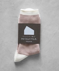 HUIS |［HUISのくつした］SUVIN（さくらベージュ）【ユニセックス22cm-27cm】