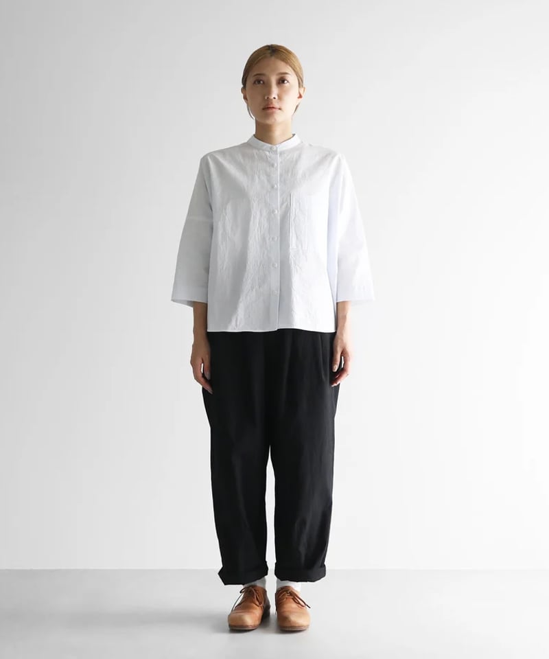 HUIS |コードレーンワイドパンツ（ブラック）【ユニセックス】504 | 絲