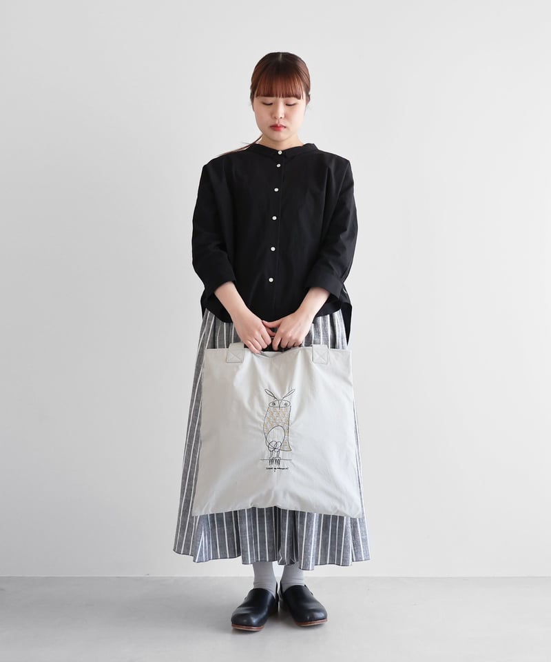 HUIS | “山口一郎×HUIS”限定レコードバッグ【owlフクロウ】（ミスト