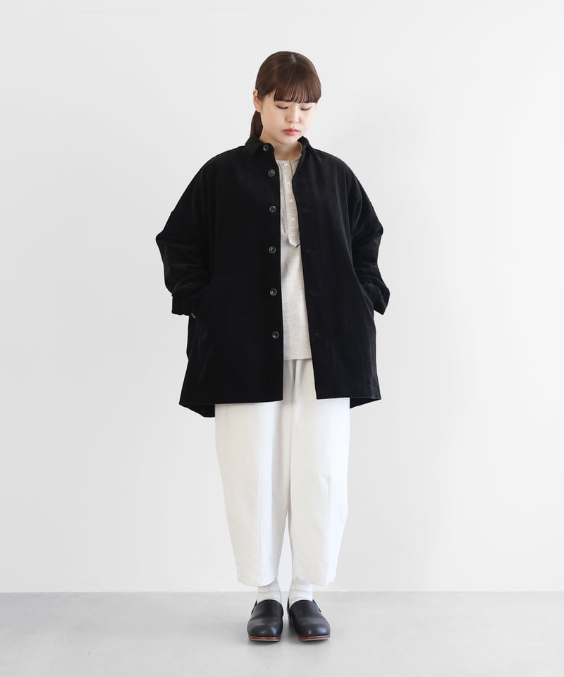 お値引き☆huis遠州織物 シャトルコーデュロイワンピース シャトルコーデュロイワンピース（チャコールグレー）をリリースしま