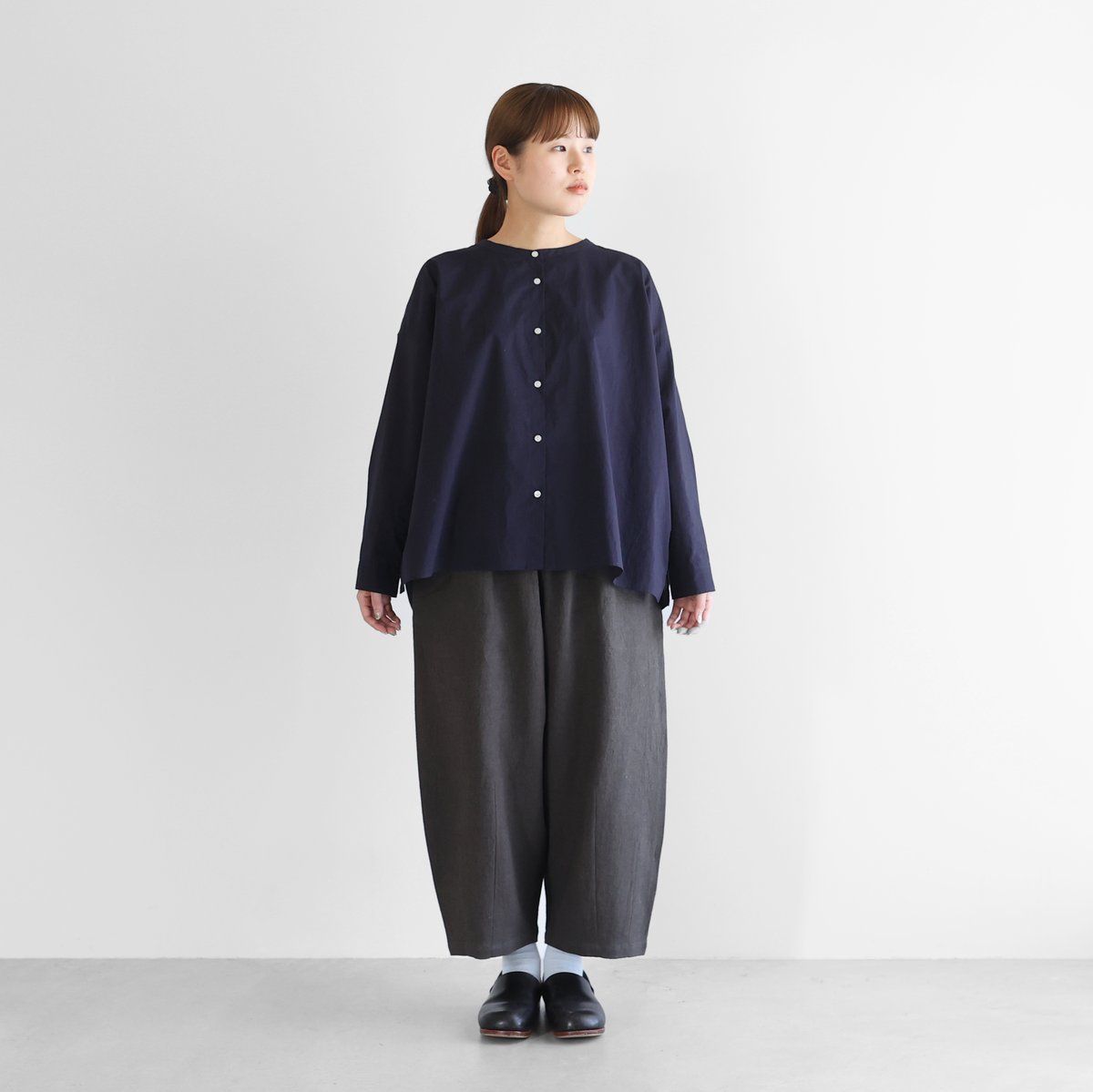 HUIS |オールドレピア天日干しラミーリネンバルーンパンツ