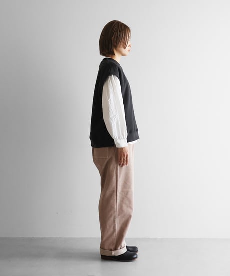 HUIS | ［HUIS in house］SUVINスウェットゆるベスト（ダークグレー）【ユニセックス】SW602